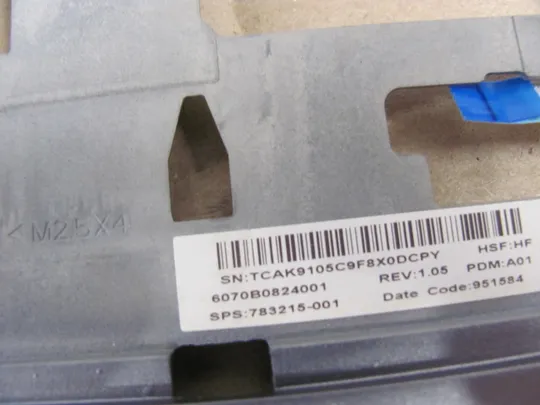 513-2 панель палмрест  6070B0824001 783215-001 для HP Elitebook 820 G1 оригінал Торговий майданчик