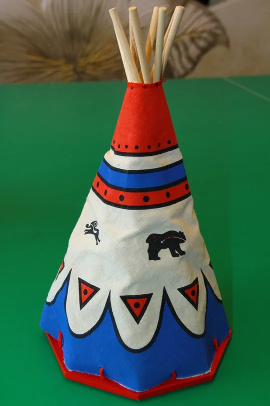 ВІГВАМ ТІПІ вигвам PAPO під фігурки 90-100мм Франція НОМЕР по каталогу № TV238 в упаковці Інтернет-аукціон