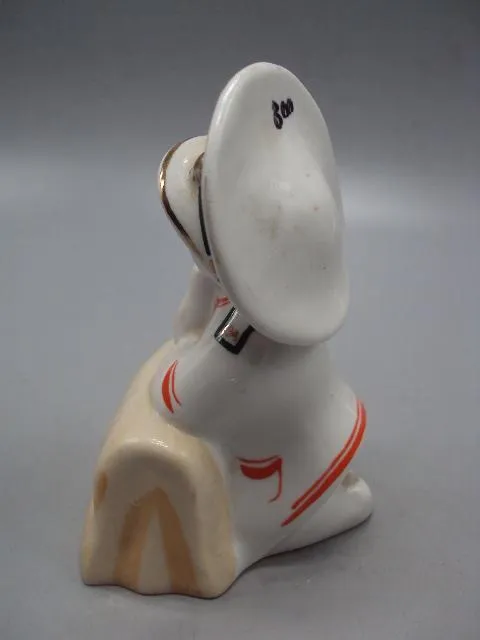 Фигура фарфор статуэтка Киев капитанская дочка с портфелем Буду как папа высота 12 см №14077 Інтернет-аукціон