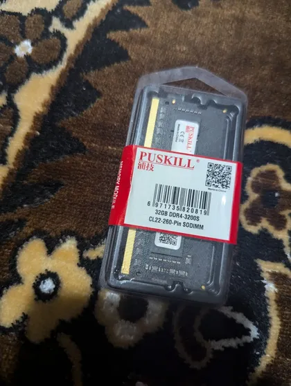 фото, Уцінка! DDR4 PuSkill 32GB 3200MHz CL22 So-DIMM 1.2v ОЗУ RAM оперативка