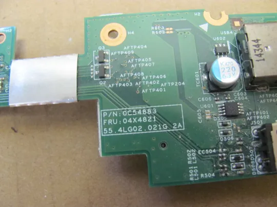 номер1028-11 Плата модуль USB AUDIO Cardreader 55.4LG02.021 04X4821 для Lenovo ThinkPad L440 оригінал Продаж