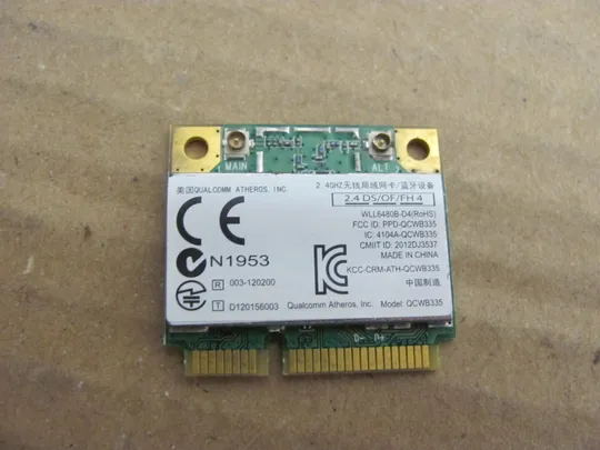 номер0307-12 WI-FI адаптер QCWB335  для Toshiba Satellite L70 L70-A C70 C70-A оригінал З аукціону