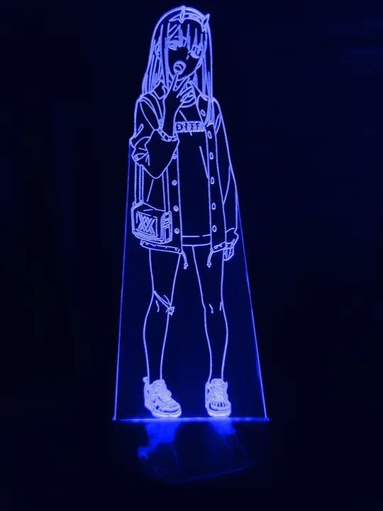 Акриловий світильник-нічник Зеро Ту 3 синій tty-n000821 Ціна