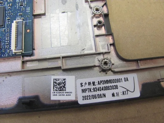 номер0978-2 корпус кришка палмрест корпус топкейс cover-C 02GKJD AP3MM000902 AP3MM000901 для Dell Precision 7670 7680  оригінал в Україні