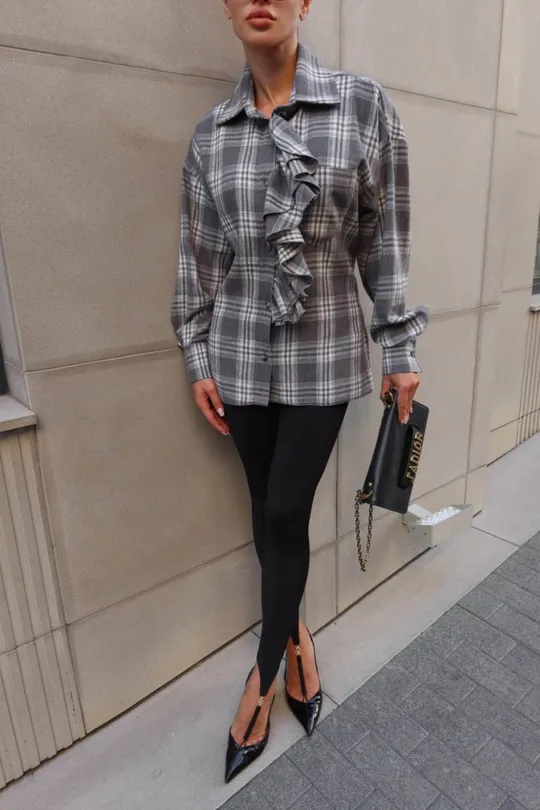 Сорочка жіноча сьют сіра Продаж