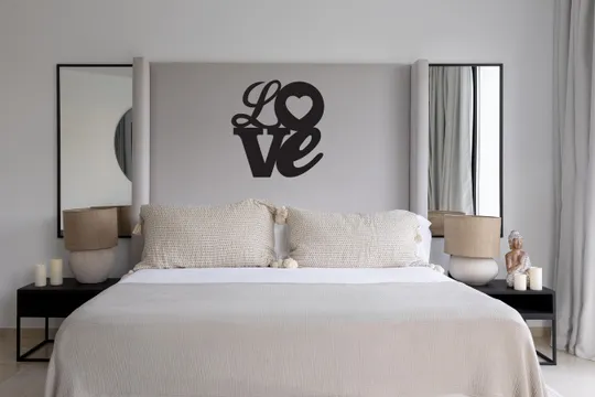 Панно декоративне картина на стіну Love LED 16 кольорів телефон 300х315 acr-p000032 Ціна