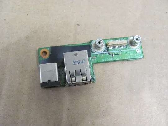 Купити 367-49 плата роз'єм живлення USB 48.4W104.011  для Dell XPS M1530 PP28L оригінал