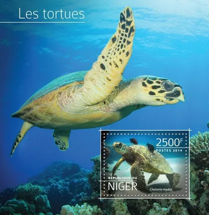 фото, Нигер-Черепахи-2014.Чистый полный комплект.MNH.