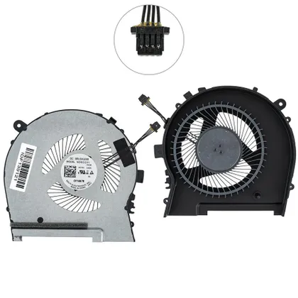 фото, Оригінальний вентилятор для ноутбука HP Omen 15-DH, 15T-DH (CPU+GPU FAN) (L64445-001) (Кулер)