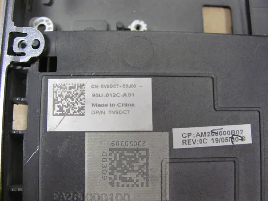 843-5 Кришка дно піддон корпуса 0V9DC7 AM26J000B02  для Dell Precision 7530 7540 M7540   оригінал Інструкція