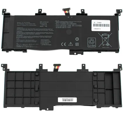 фото, Батарея для ноутбука ASUS C41N1531 (ROG Strix: GL502VY, GL502VS series) 15.2V 4120mAh 62Wh Black (0B200-01940100)