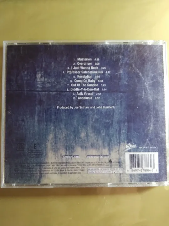 Audio СD, Joe Satriani,  Professor Satchafunkilus and the Musterion of Rock, 2008 З аукціону