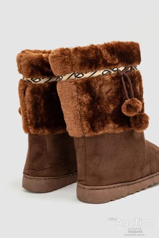 Угги женские, цвет коричневый, 131R152626 Продаж
