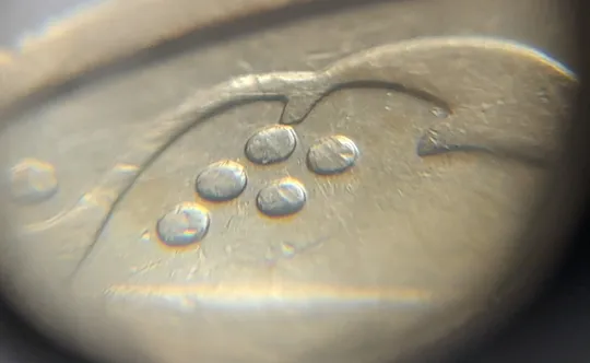 (5213) 50 копійок 1992 1АВ(г)м по каталогу В.Шекені з розколом у 2 гроні (50 копеек 1992 брак) Продаж