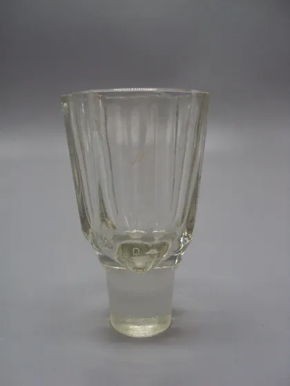 фото, Пробка крышка от графина стекло стопка рюмка графин чарка высота 8,3 см, диаметр 4,8 см №18655