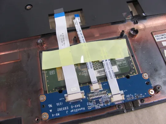 385-2   Кришка панель палмрест тачпад  6-39-W25W2-012 для TERRA MOBILE 1541  оригінал Де купити