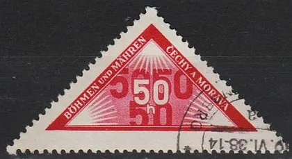 фото, 1939 - Рейх - Богемія - Службова 50 Mi.15 _гаш _10,0 €