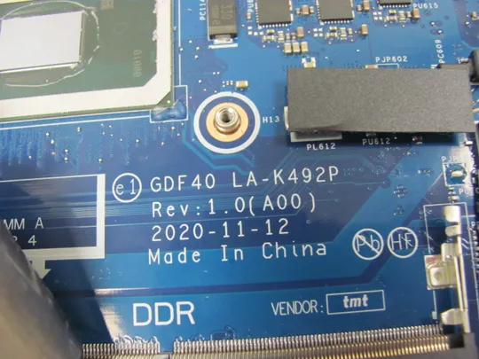 841-10 материнська плата GDF40 LA-K492P  SRGKX i5-10310U для  Dell Latitude 5430  оригінал в Україні