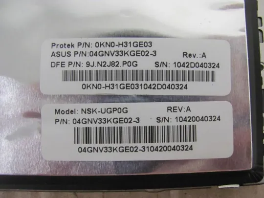 45-23 клавіатура робоча 0KN0-H31GE03 для Asus G73J G73 оригінал Інтернет-аукціон