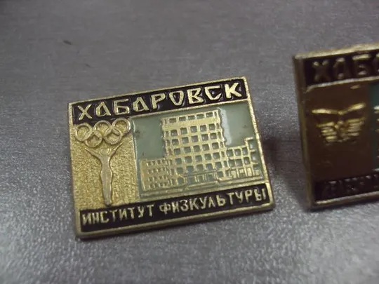 Купити знак хабаровск институт физкультуры железнодорожный лот 2 шт №8751