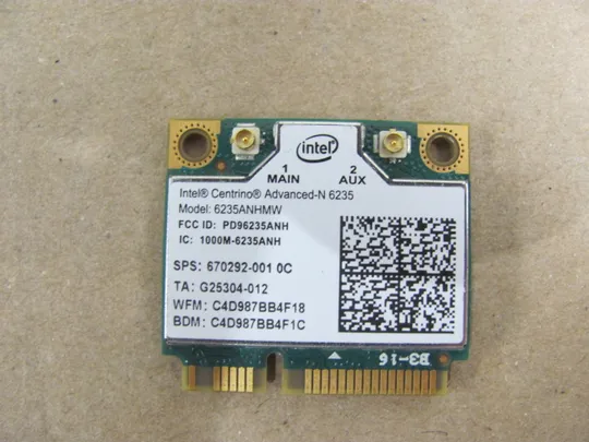 556-11  WI-FI адаптер 6235ANHMW 670292-001 для HP PROBOOK 640 645 G1 оригінал З аукціону