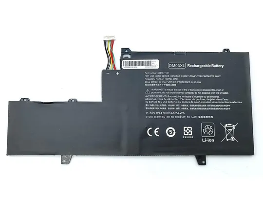Купити Аккумулятор OM03XL для HP EliteBook X360 1030 G2 (HSTNN-IB70, 863280-855) (11.55V 4700mAh 54Wh)
