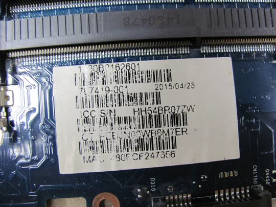 408-5 материнська плата 797419-001 6050A2647201 для  HP ProBook 650 G1 оригінал Де купити