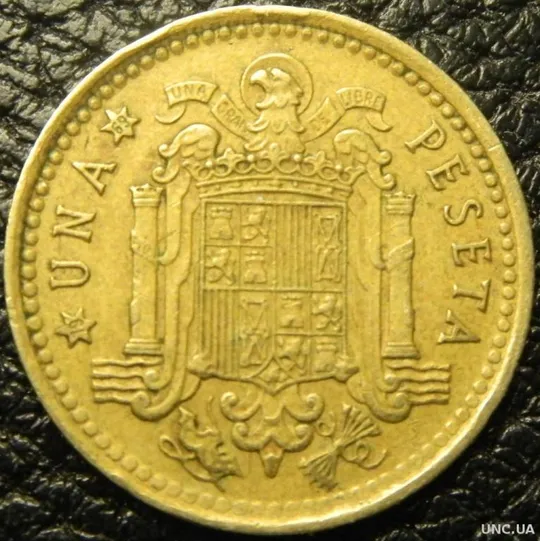 1 песета 1966 (69) Іспанія Ціна