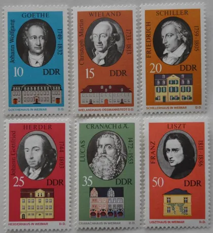 фото, ГДР Личности исторические здания 1973