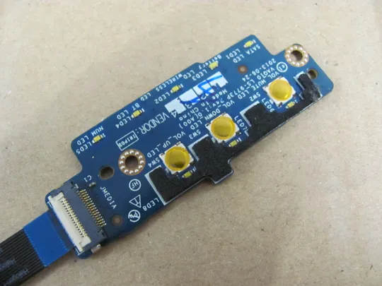 580-13 плата кнопки звуку- LED  LS-9773P NBX00012A00  для Dell Precision M4800 M4700   оригінал З аукціону