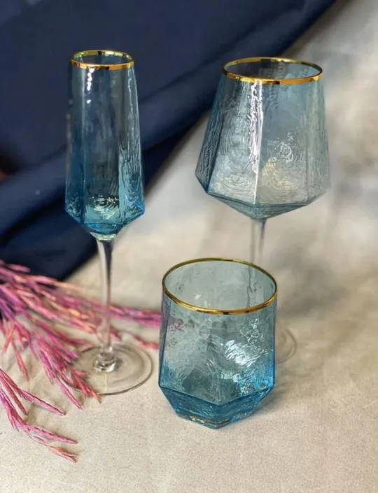 Бокал для шампанского OLens Бирюза GXF01A-B-gd 180 мл Характеристики