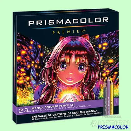 фото, PRISMACOLOR Набор 23 карандаша - 18 мягких и 5 твердых MANGA