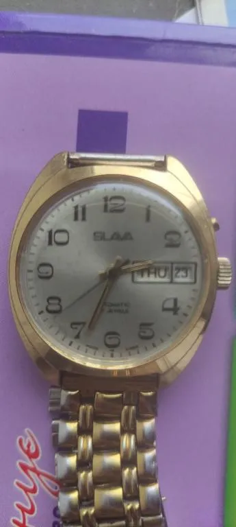 Купити часы с браслетом Слава автомат знак качества hsp76