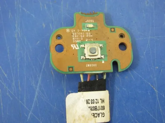 номер0193-28 плата кнопки ВКЛ,Плата вмикання живлення,Плата кнопки включеня,Кнопкова плата,Кнопковий модуль, Плата управління кнопками,  Плата кнопки живлення,Laptop Power button board 6050A2495601 для TOSHIBA QOSMIO X870-119 x870 X875 оригінал З аукціону