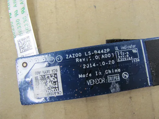 номер0245-35 Плата керування клавіатурою ZAZ00 LS-B442P NBX0001NQ00 для Dell XPS13 9360 9300 9343 9350 9360 P54G оригінал З аукціону