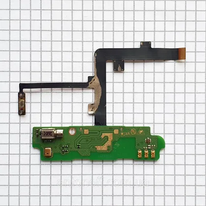фото, Субплата ZTE V975 Geek зі шлейфом для телефона оригінал з розборки