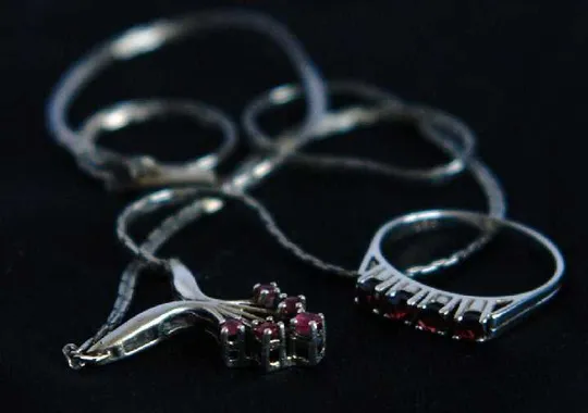 Гарнітур: кольє та каблучка, срібло, Німеччина Ціна