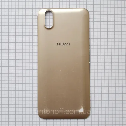 фото, Задня кришка Nomi i5710 Infinity X1 для телефона Б/В оригінал Gold