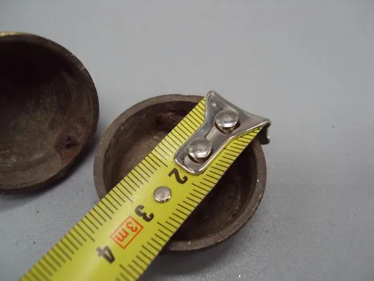 Футляр коробочка для гири бронза чехол для гирьки высота 4,2 см №13503 Характеристики