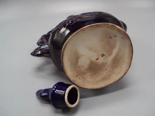 Графин штоф кувшин чайник фарфор кобальт дракон высота с крышкой 30,5 см, без 26 см №14051 Характеристики