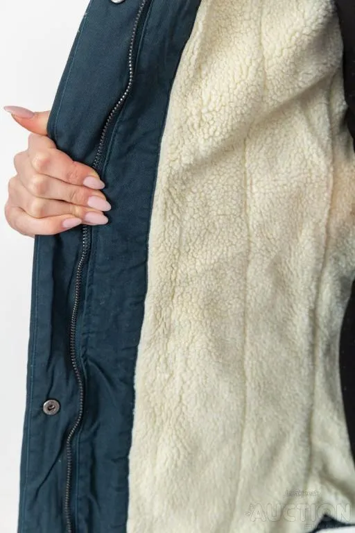 Парка женская зимняя, цвет темно-зеленый, 244R6912 Характеристики