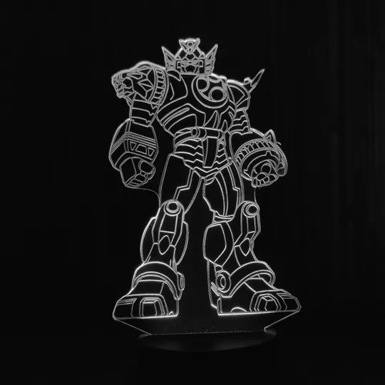 Акриловий світильник-нічник Трансформер білий tty-n001329 Ціна