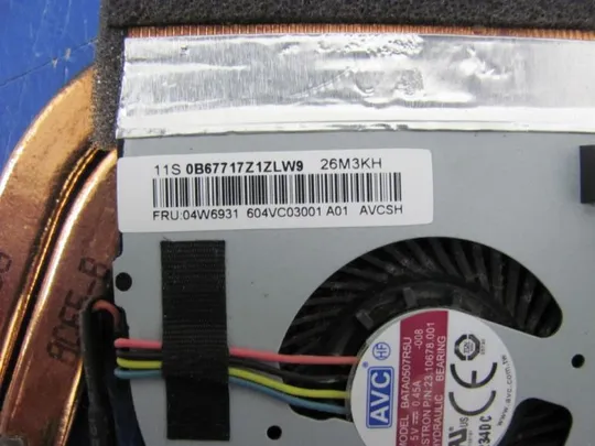 №44-5 Система охолодження 04W6931 для LENOVO THINKPAD X220 X220I X220T X230 X230I X230T оригінал Недорого