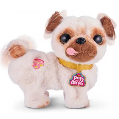 Интерактивная игрушка Pets &amp; Robo Alive Танцующий Мопс (9521) З аукціону