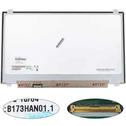 фото, Матриця 17.3" B173HAN01.1 HW1A (1920*1080, 40pin(eDP, IPS (!!!), 120HZ, 300 cd/m?), LED, SLIM(вертикальні вушка), матова, роз'єм