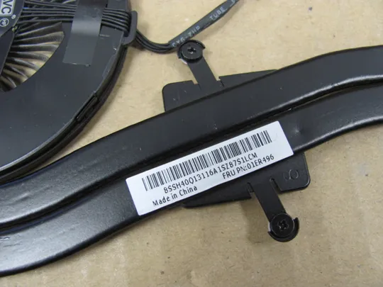 номер0026-4 система охолодження  Охолоджувальна система Кулери та системи охолодження Охолодження материнської плати cooling system Кулер Охолоджувальний блок  01ER496 для Lenovo Thinkpad T580 P52S  оригінал З аукціону