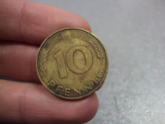 Купити монета германия 10 пфеннигов 1991 №9642