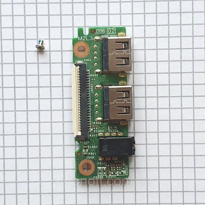 фото, USB плата розширення портів Dell Inspiron 14 3452 P60G / Iris IO Board 14856-1 PWD 2MV5N оригінал