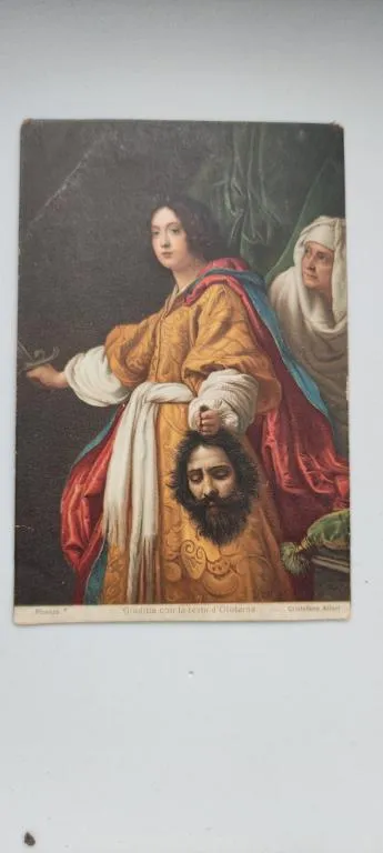 1920-е годы старинная открытка Юдифь с головой Олоферна. rn553 Ціна