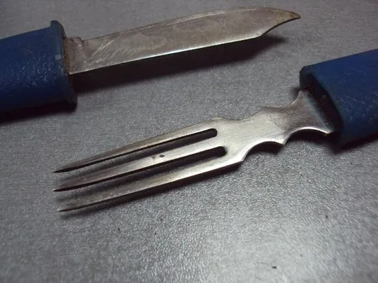 Туристический набор щука нож и вилка рыба щучка г. Киев завод Сокол нержавейка №11029 Недорого